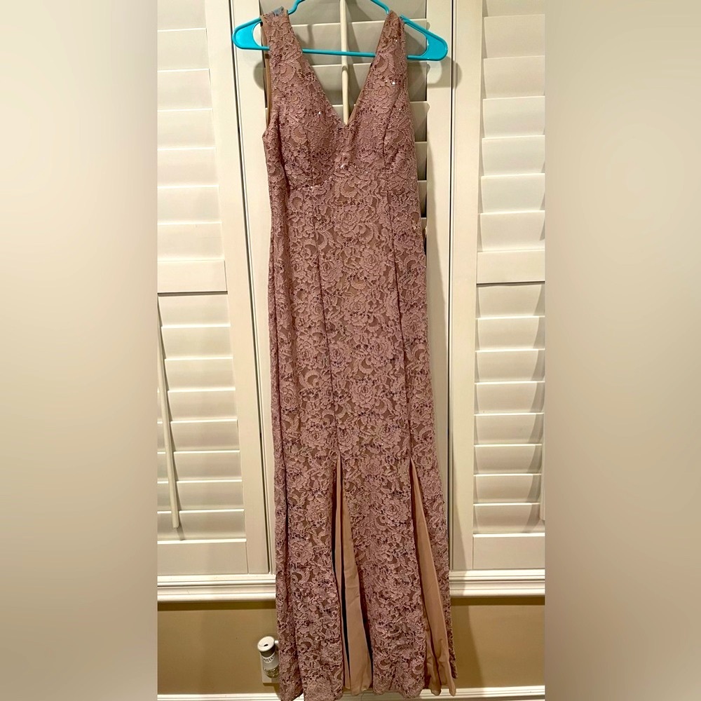 Lace Formal Gown-Excellent Condition-Black Tie/Formals/Wedding/Prom - Sz M